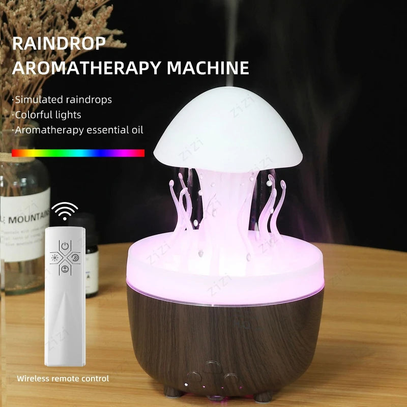 Colorful Night Light Aromatherapy Humidifier | Relaxing Bedroom Decor
