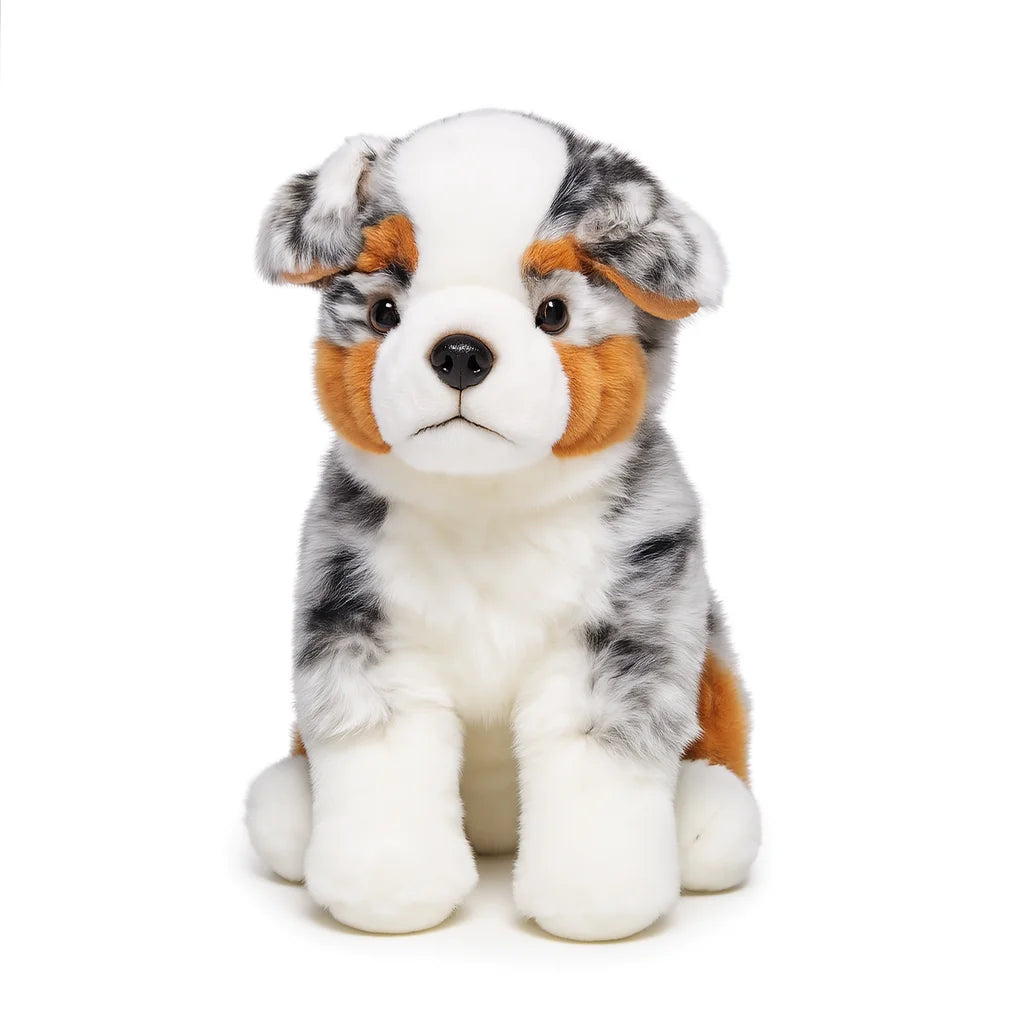 Peluche Premium de Pastor Ganadero Australiano | Regalo de Compañía Emocional