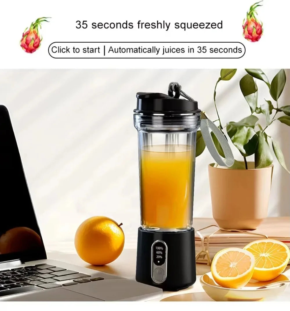 Portable 300W Juicer | USB Battery Blender for Fresh Smoothies