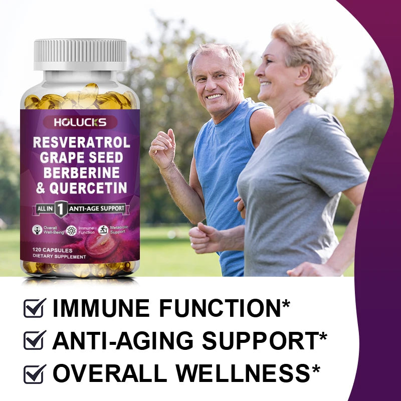 Resveratrol Supplement for NAD+ Boost, Anti-Aging & Wellness