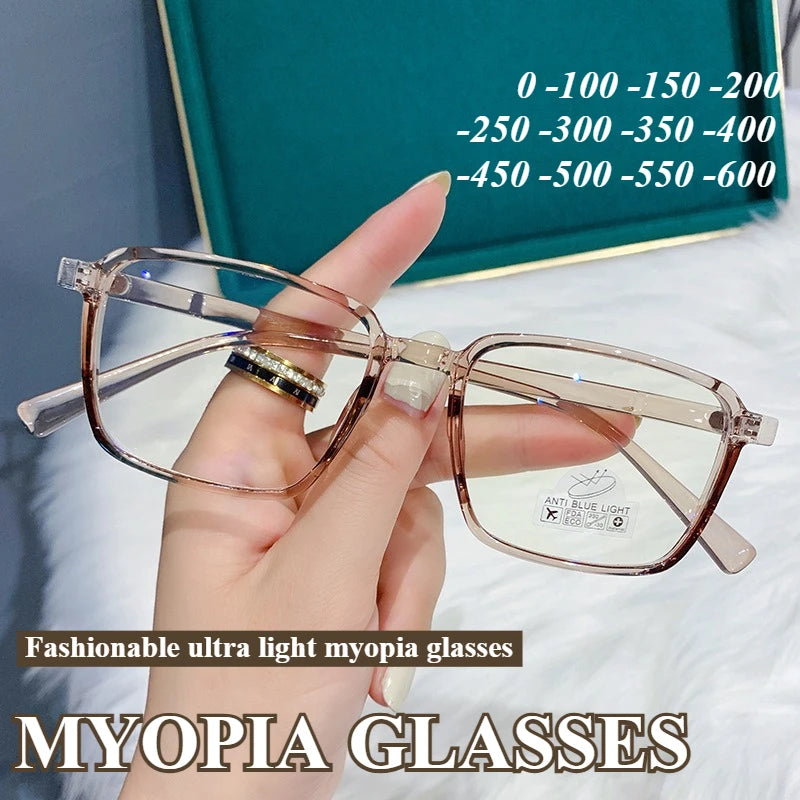 Stylish Myopia Glasses for Women | High-Definition Anti Blue Light