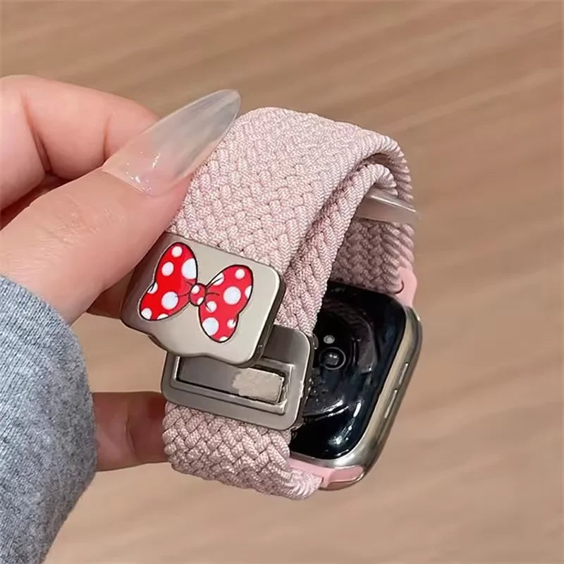 Braided Magnetic Nylon Band for Smartwatch | Comfortable Bracelet Strap