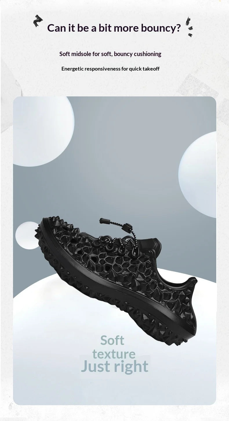 Men's Durable Hollow-Out Clogs | Lightweight Outdoor Sandals