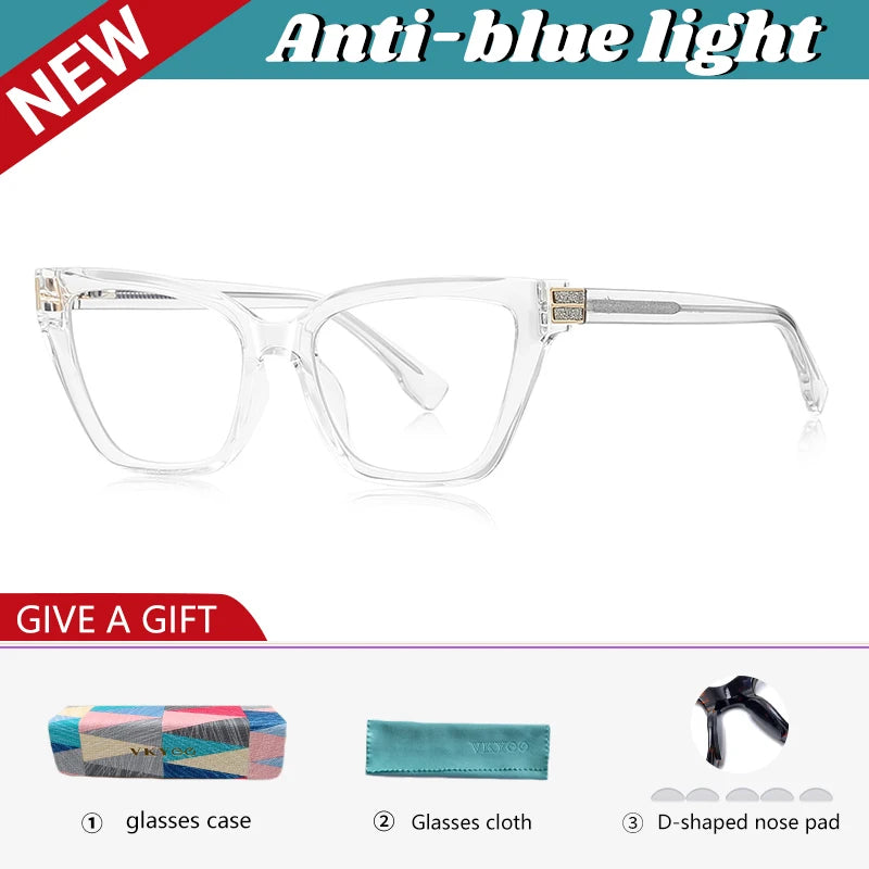 Chic Cat Eye Anti-Blue Light Reading Glasses for Women