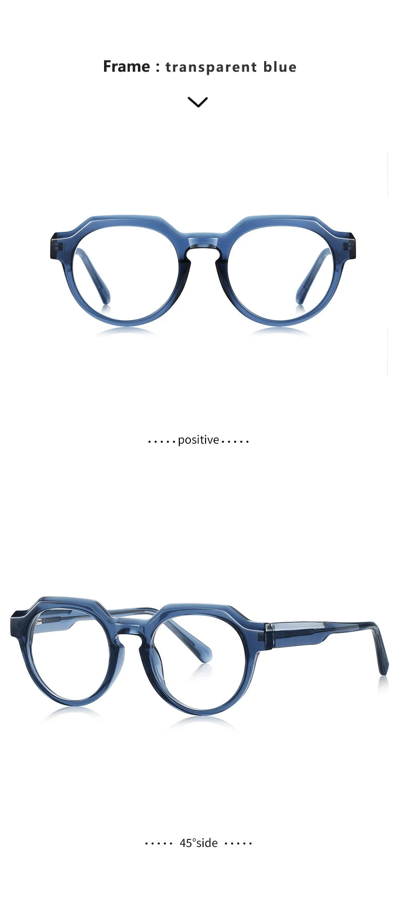 Stylish Round Prescription Glasses | Ultralight & Photochromic Eyewear