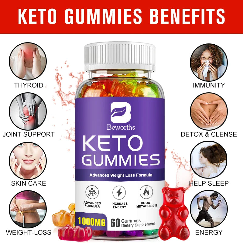 Keto Gummies for Weight Management & Detox | Burn Fat Easily