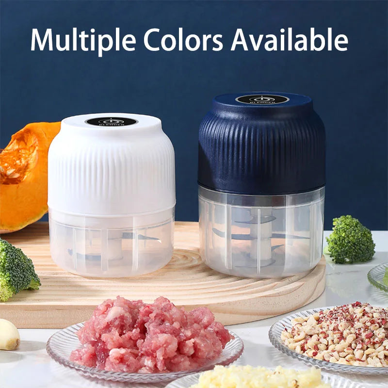 Mini Wireless USB Rechargeable Electric Vegetable Chopper