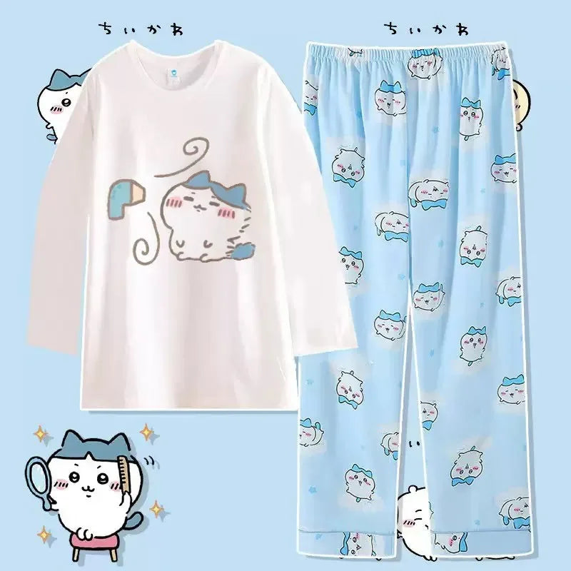 Cute Cartoon Pattern Summer Pajamas for Relaxed Comfort