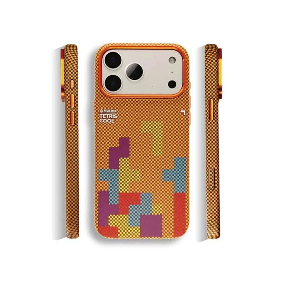 Magnetic Carbon Fiber Phone Case for iPhone 17 16 15 Pro Max