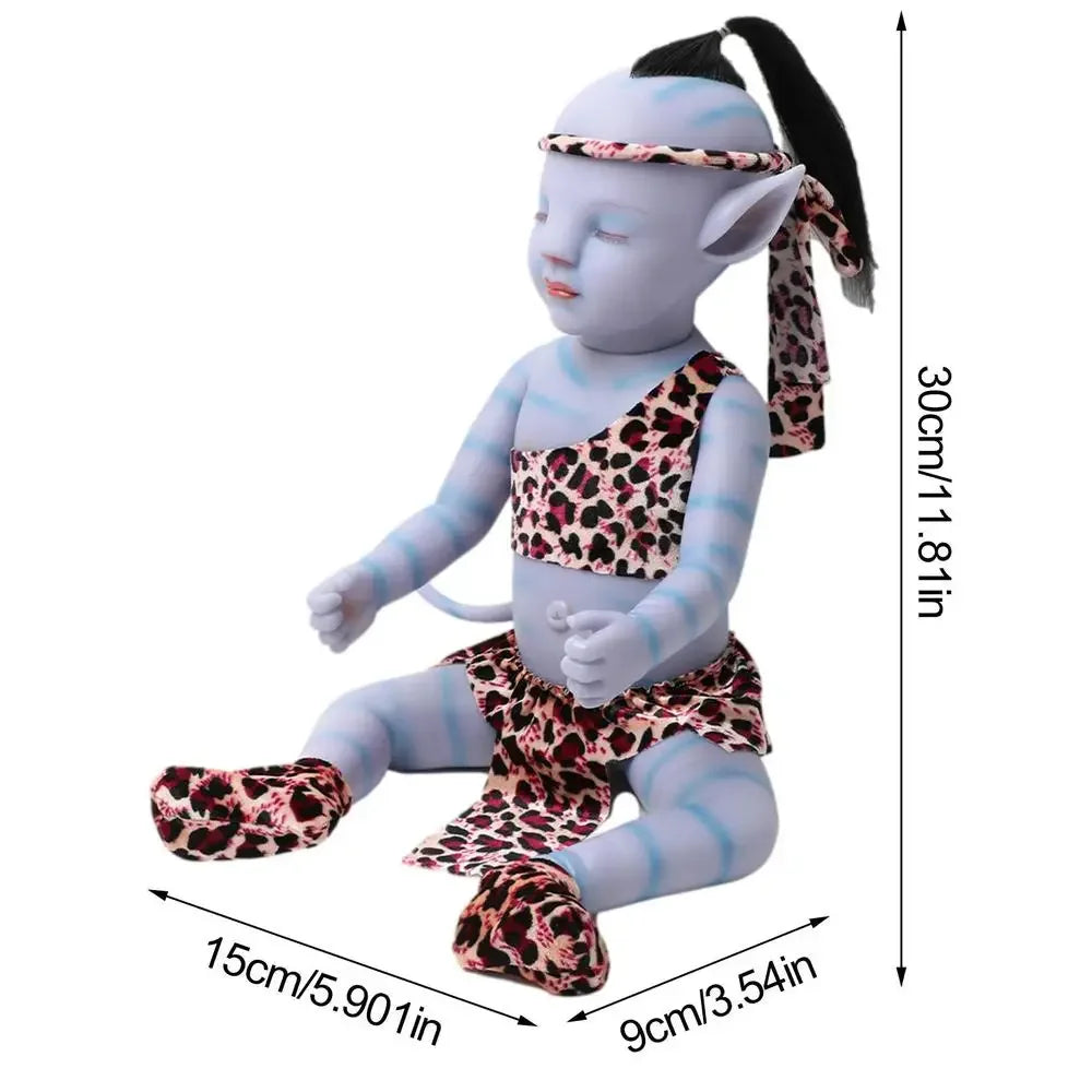 12 Inch Luminous Reborn Baby Doll | Soft Vinyl Kids Toy Gift