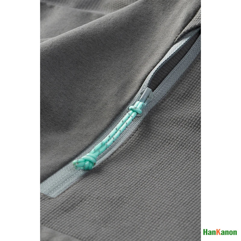 Men's Zip-up Long-sleeved Quick-dry Outdoor Base Layer Top