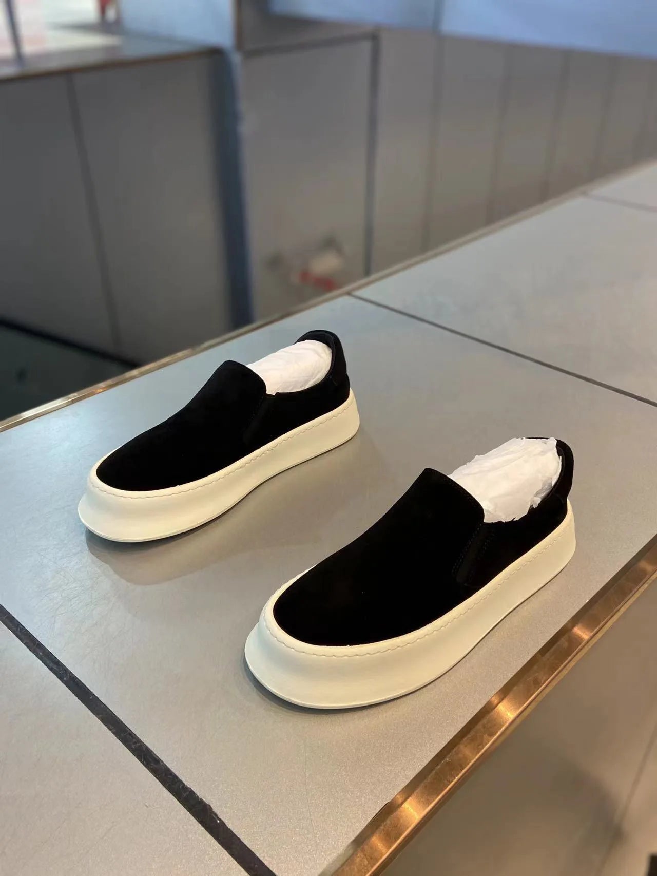 Men's Casual Slip-On Shoes | Comfortable Lightweight Leather Footwear