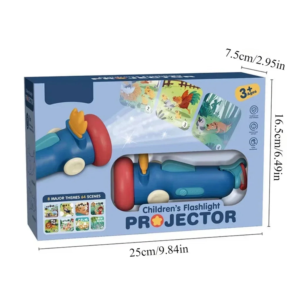 Color Projector Torch for Kids | 64 Patterns Fun & Learning