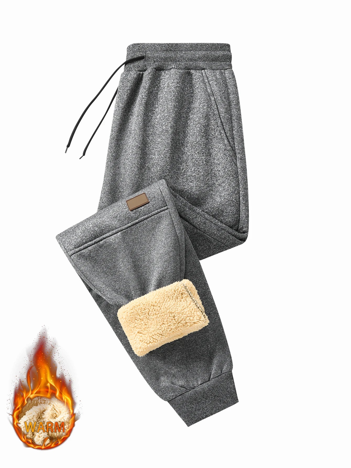 Men's Thick Warm Fleece Sweatpants | Cozy Casual Joggers