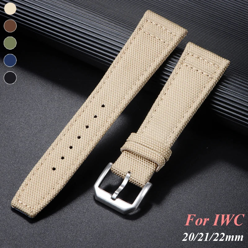 Durable Nylon Canvas Watch Strap | Waterproof Sport Strap