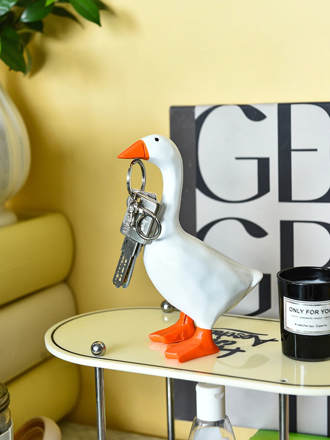 Magnetic Goose Keychain | Unique Home & Office Decoration