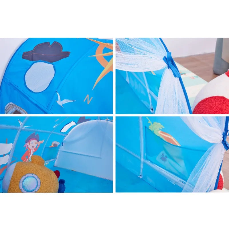 2 In 1 Portable Children's Play Tent | Fun Indoor & Outdoor Decor