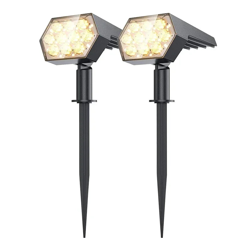 92 LED Solar Spot Lights | Waterproof Garden Pathway Lights