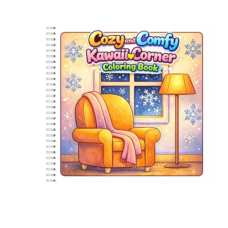 Easy Dessert Coloring Book for Adults | Stress Relief & Fun