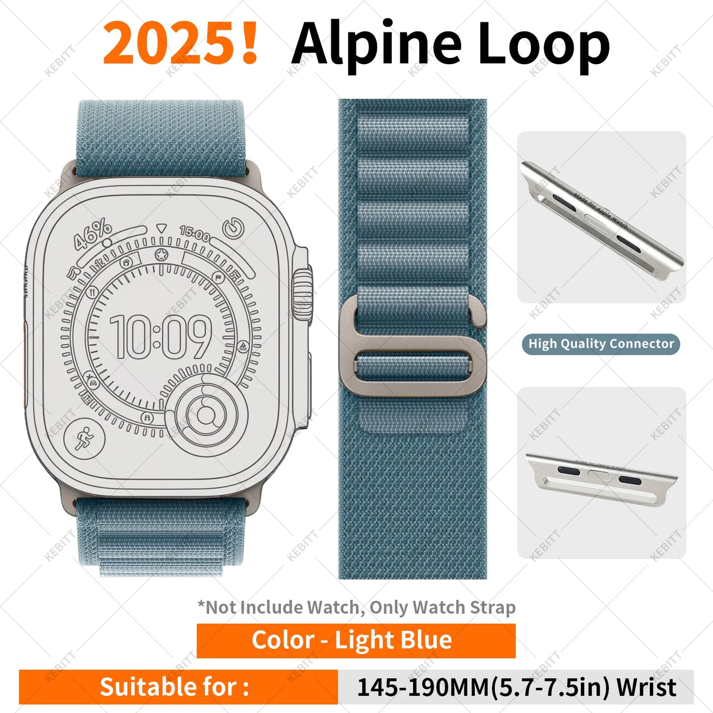 High-Quality Nylon Strap Alpine Loop for Smartwatch | Comfort & Style