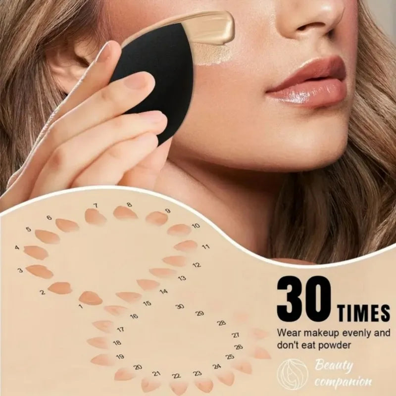 9PCS Multifunctional Makeup Brush Set with Beauty Egg for Flawless Looks