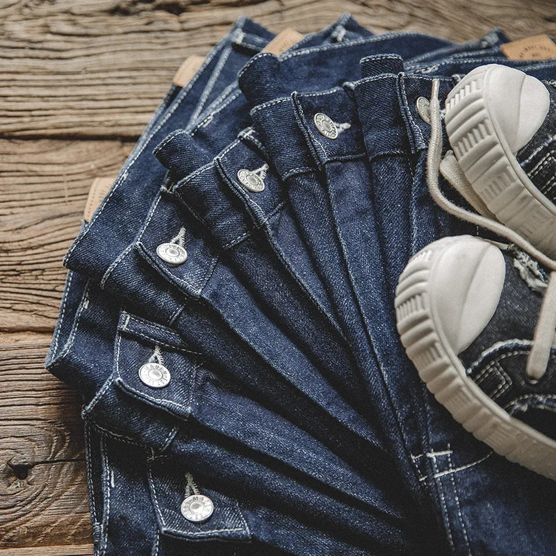 Men's Retro Wide Leg Denim Pants | Oversize Loose Fitting Style