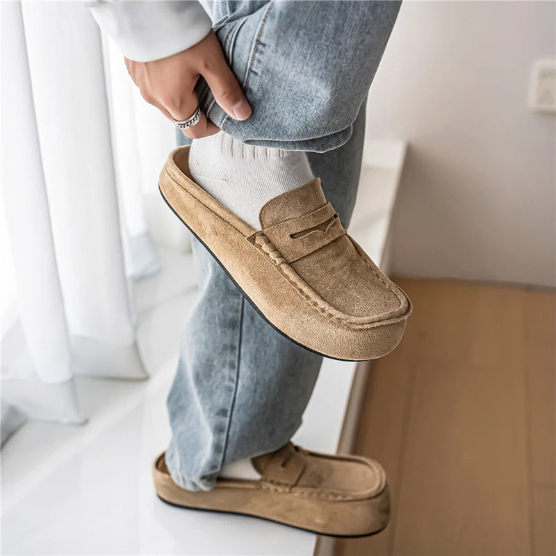 Comfortable Men's Casual Leather Loafers | Perfect for Driving