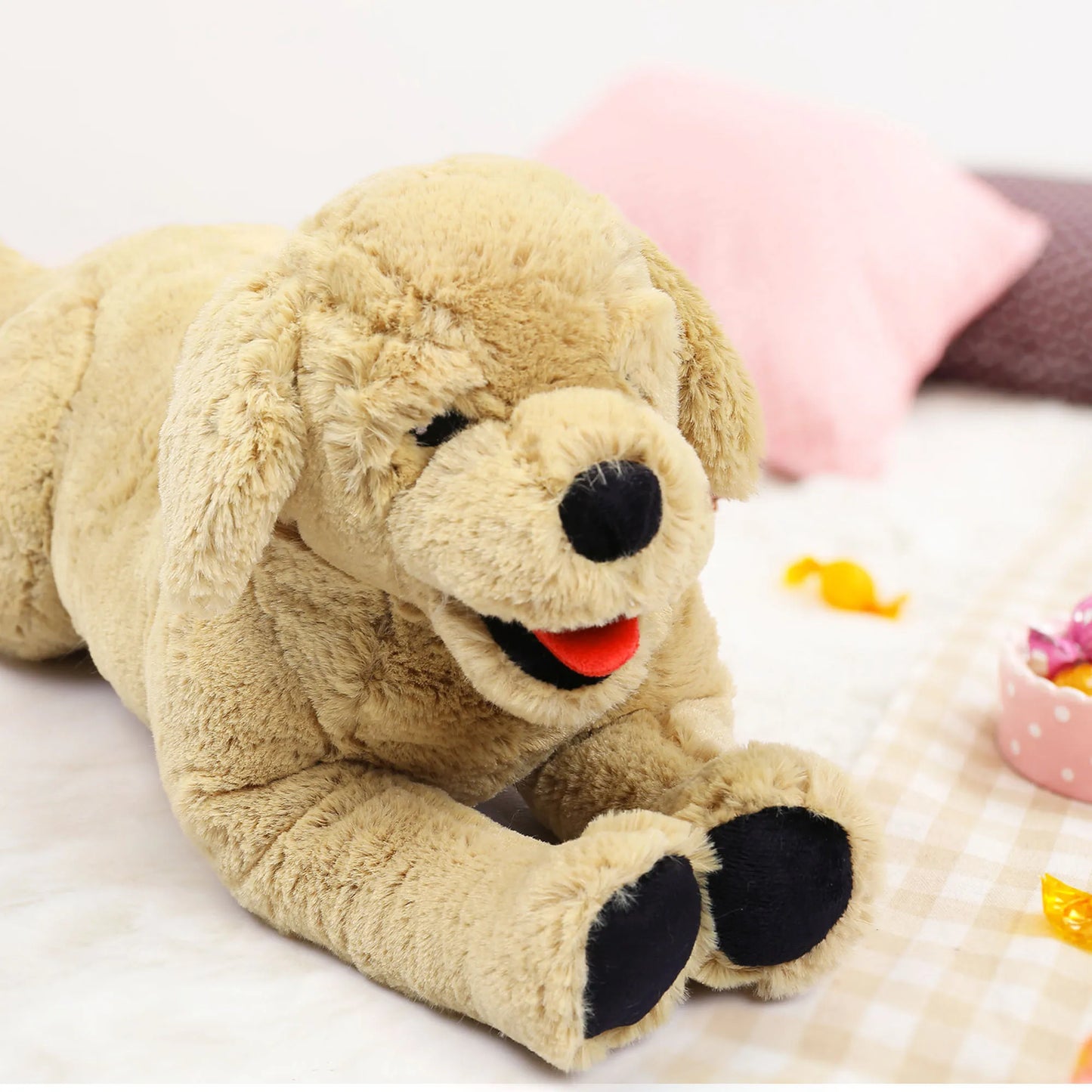 21" Soft Cuddly Golden Retriever Plush Toy | Large Stuffed Dog