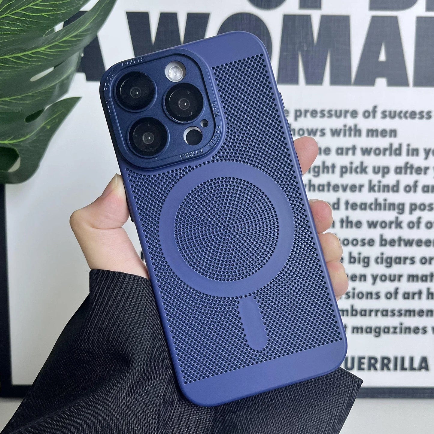 Funda de lujo mate para teléfono con disipación de calor | Protectora y elegante