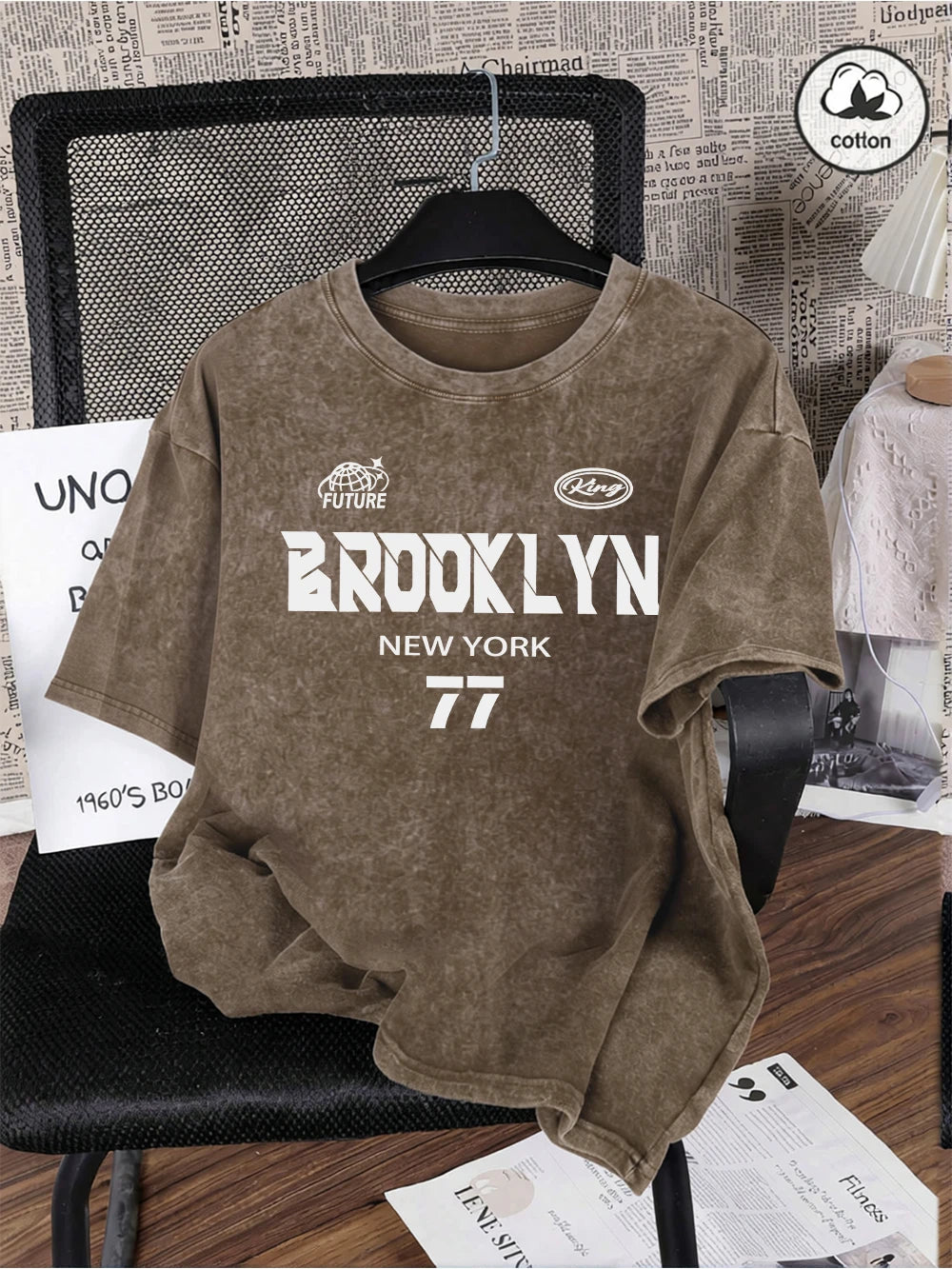 Men's Oversized Cotton T-Shirts | Casual Summer Short Sleeve Tops