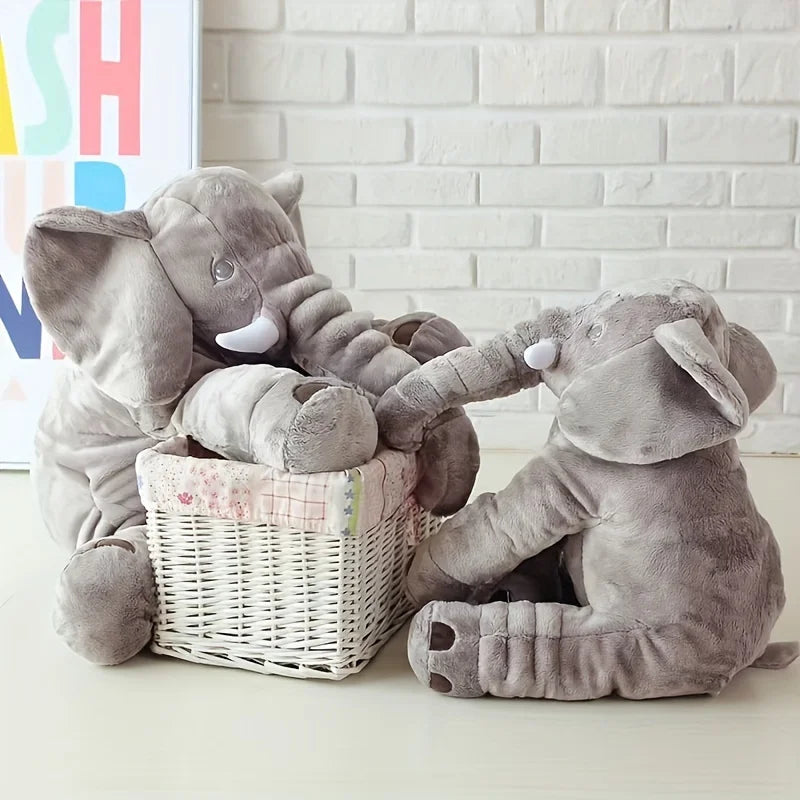 40cm Soft Elephant Plush Toy | Adorable Baby Pillow Decoration