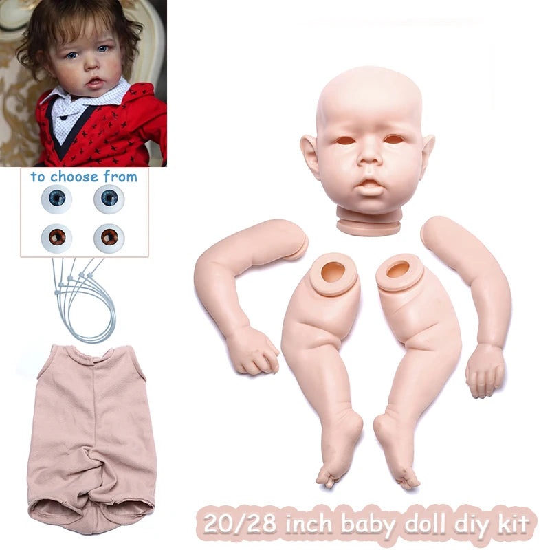 20/28 Inch Reborn Doll Kit | Unfinished Soft Touch Baby Kit