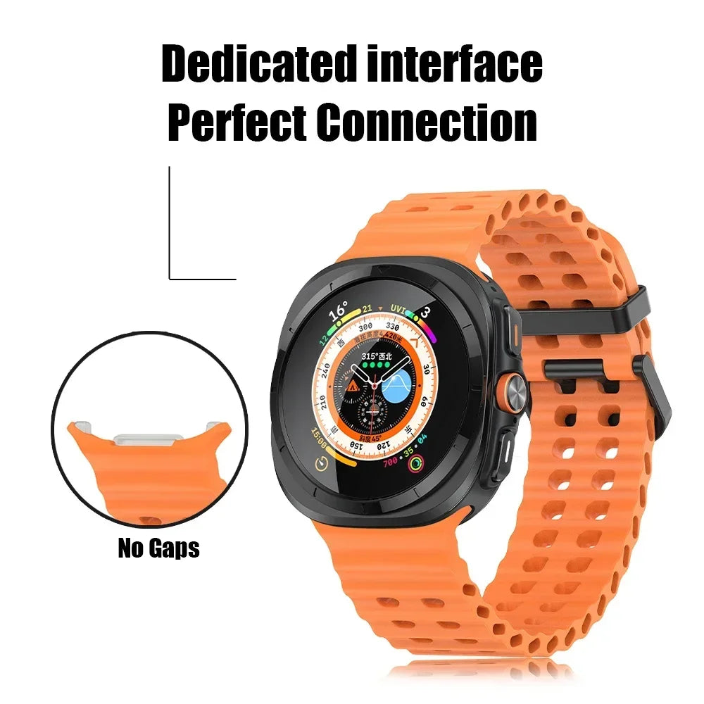 Silicone Watch Strap for Galaxy Watch Ultra 47mm | Comfortable & Stylish