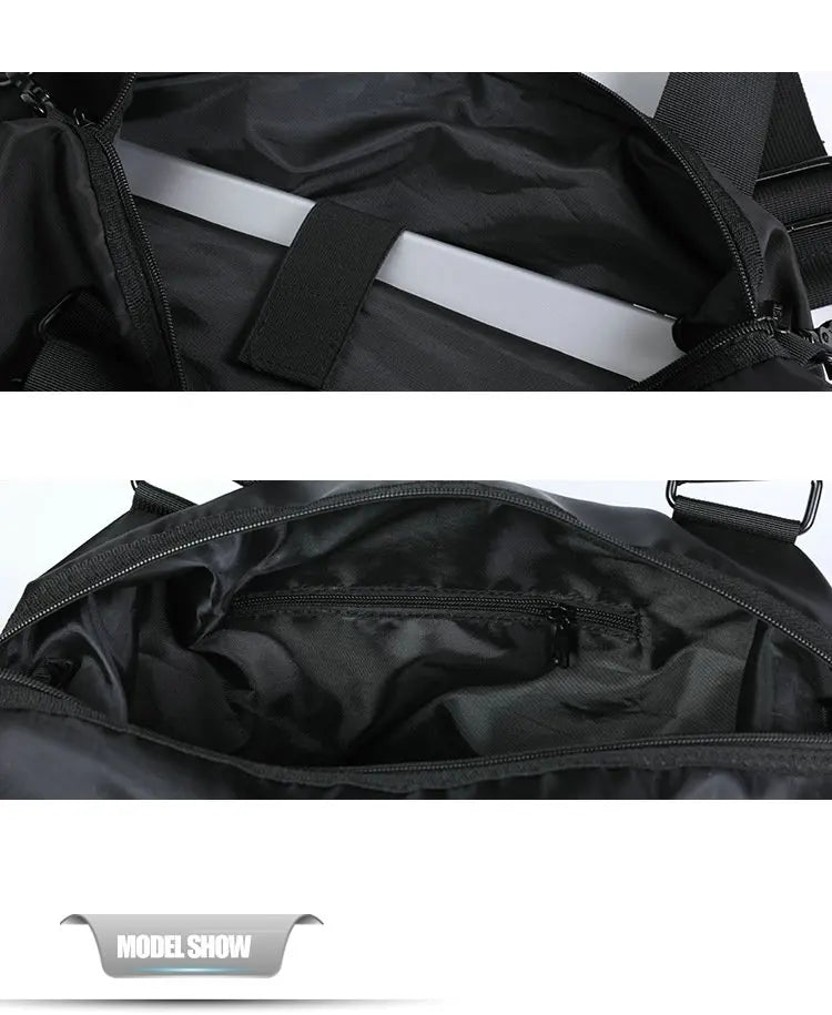 Men's Lightweight Nylon Travel Bag | Large Capacity Messenger Tote