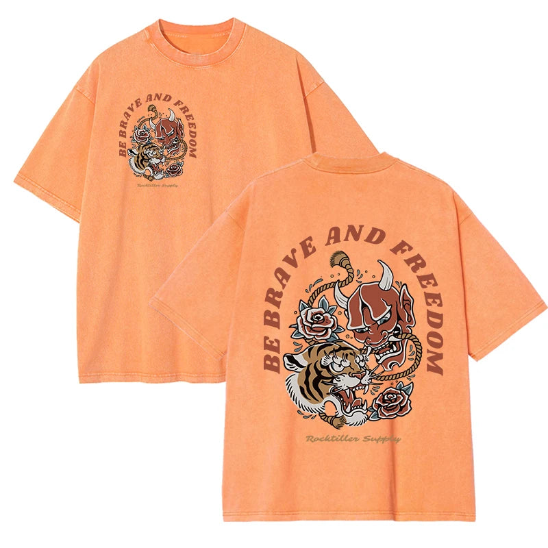 Vintage Washed Women’s Retro T-Shirt | Casual Summer Tee