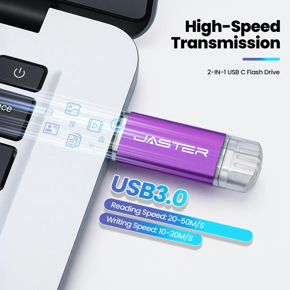 High-Speed 128GB Type-C USB Flash Drive | Portable Storage
