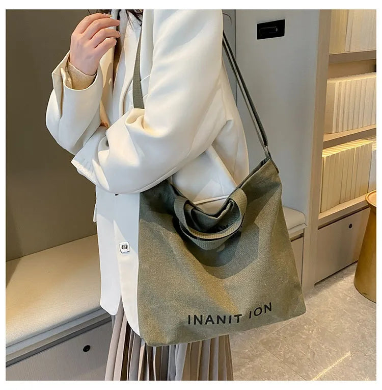 Trendy Urban Canvas Messenger Bags for Men & Women | Large Capacity