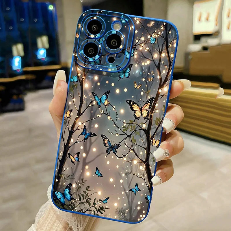 Glow In The Dark Butterfly iPhone Case | Full Protection Case