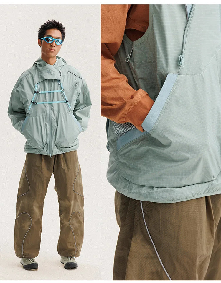 Transformable Outdoor Jacket & Cycling Suit | 3-in-1 Adventure Gear