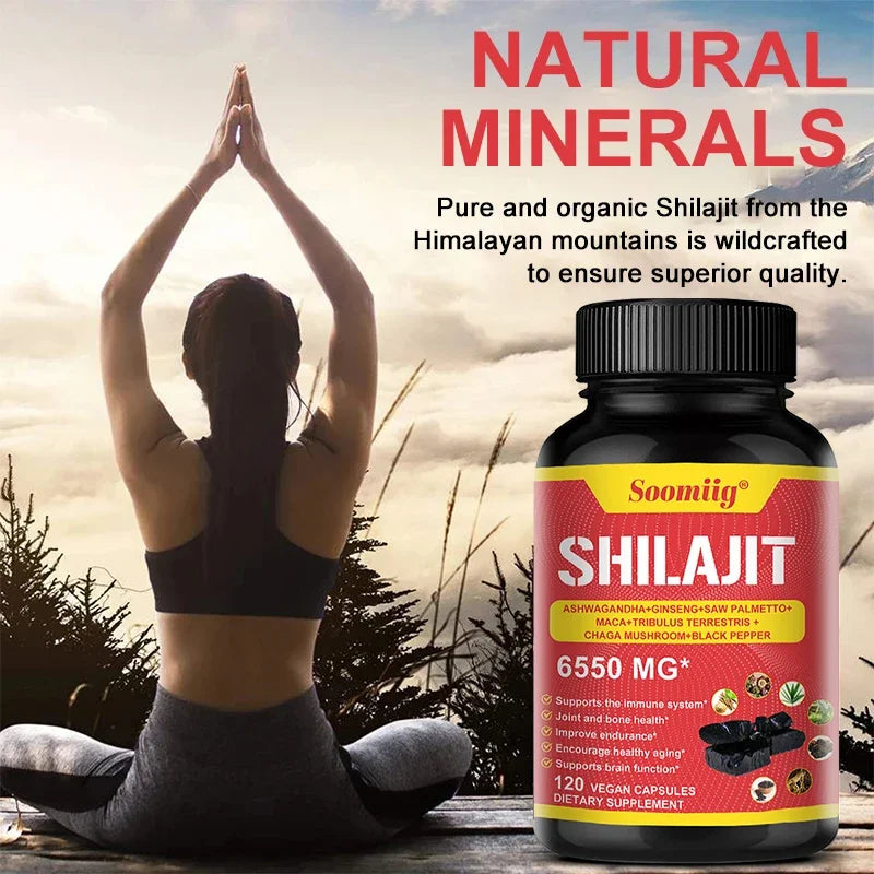 Pure Himalayan Shilajit Capsules | Support Healthy Aging & Recovery