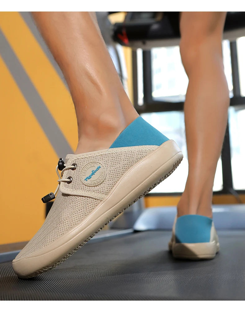 New Breathable Mesh Men Barefoot Wide-toed Shoes barefoot casual shoes and Anti slip and wear-resistant outdoors fitness sneaker