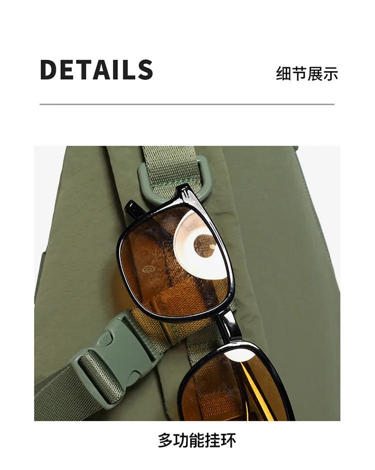 Multifunctional Lightweight Chest Bag for Casual Travel & Sports