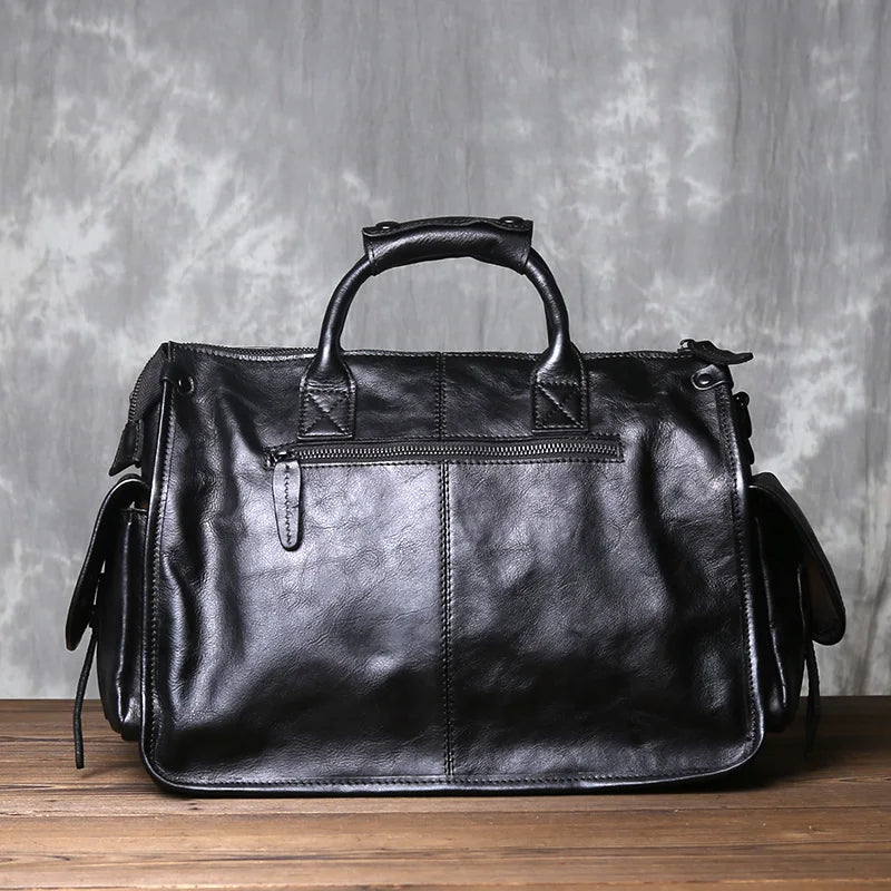 Vintage Handbag | Genuine Leather Crossbody Bag for Men