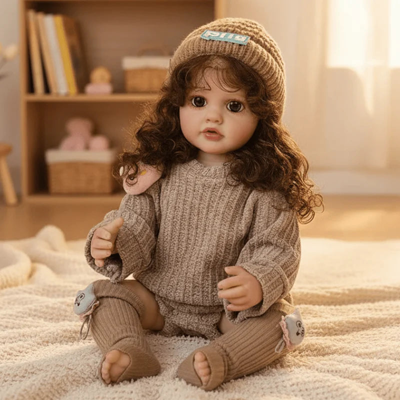 Muñeca Reborn Realista | Juguete Realista de Cuerpo Completo para Bebés