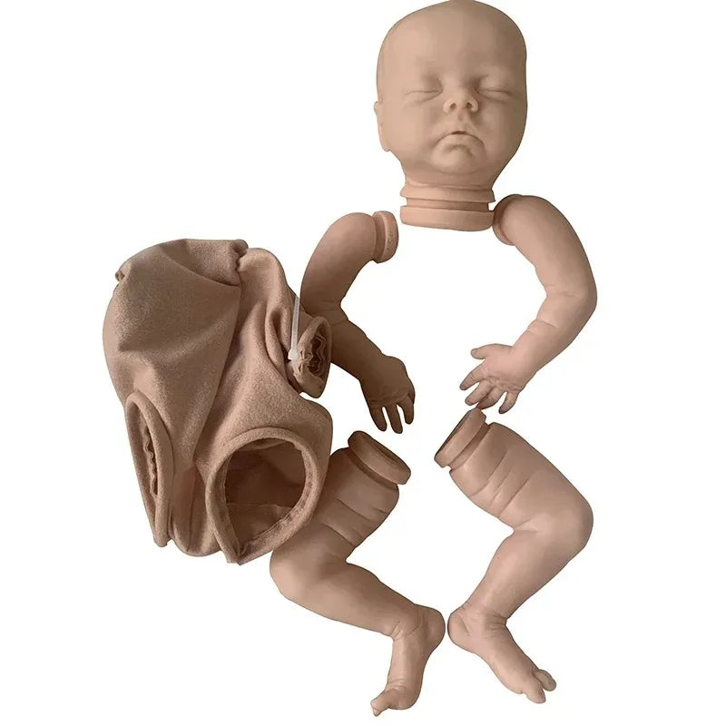 18-Inch Reborn Doll Kit | DIY Unfinished Baby Doll Parts for Customization