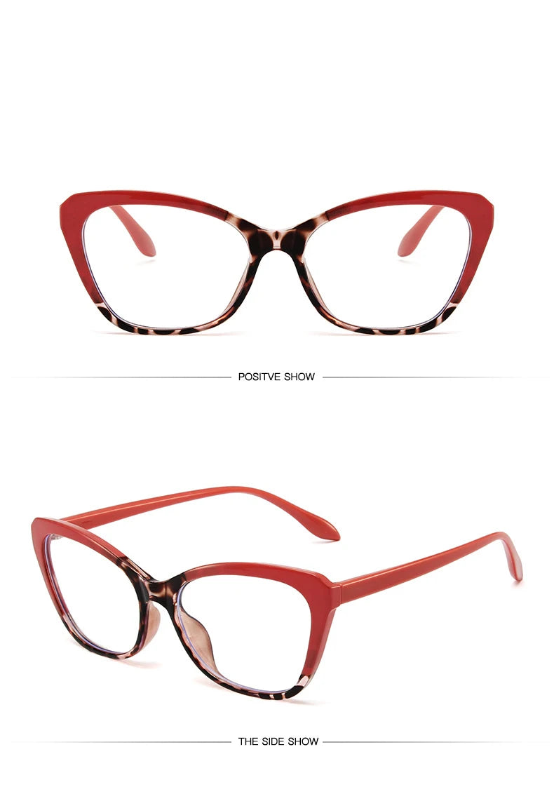 Trendy Cat Eye Blue Light Blocking Eyeglasses for Women