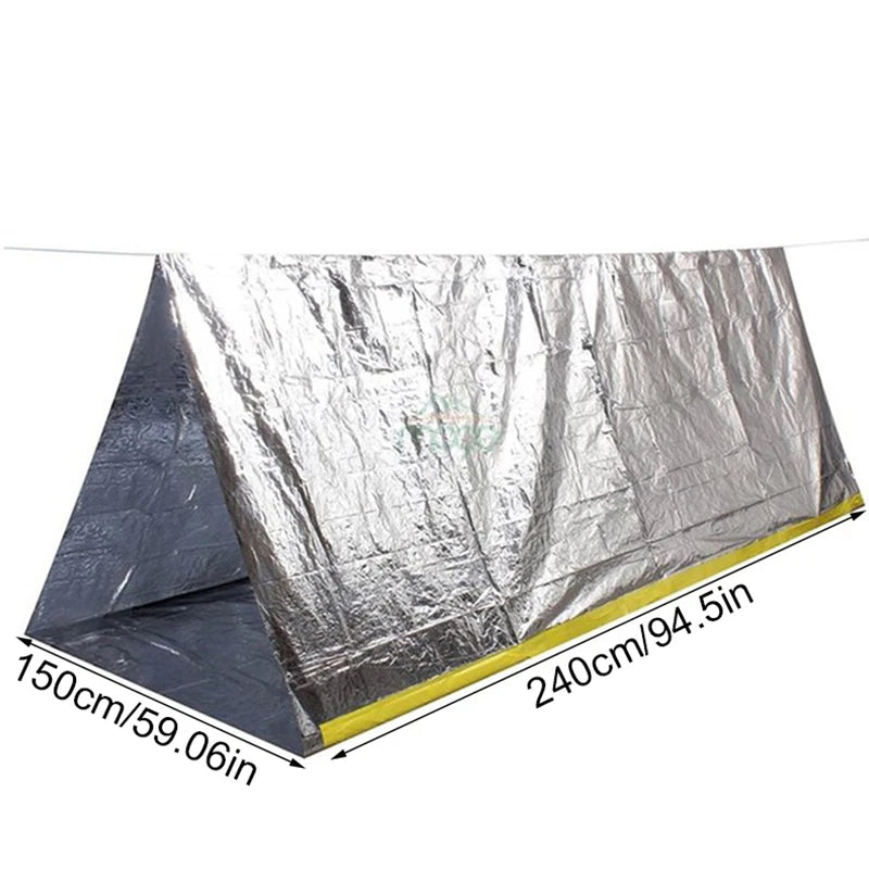 Emergency Folding Tent for Hiking & Camping | Waterproof Shelter