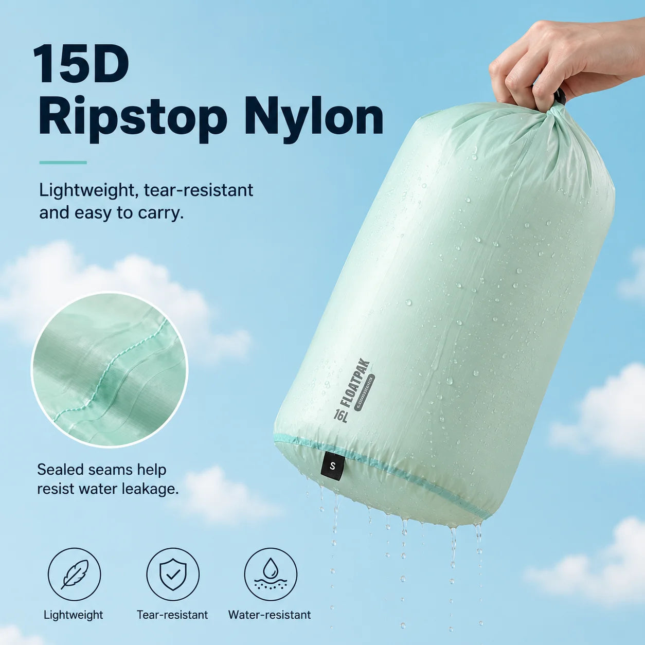 Ultralight Waterproof Dry Bag | Perfect Travel Storage Solution