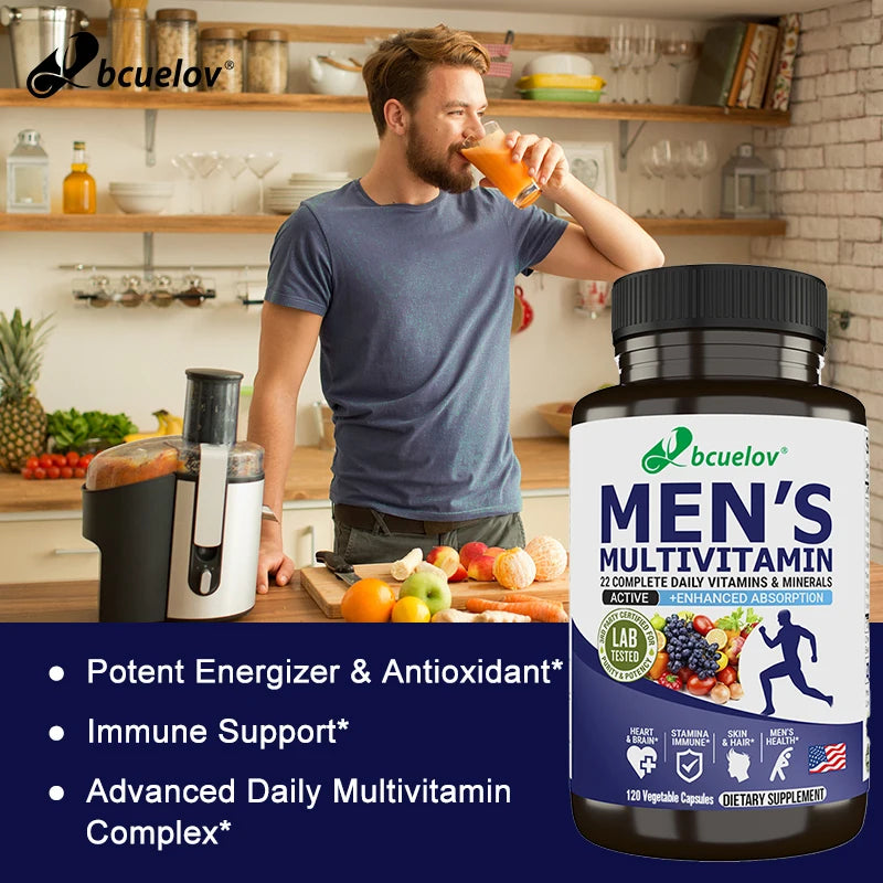 Men’s Complete Multivitamin & Multimineral Supplement | 120 Capsules
