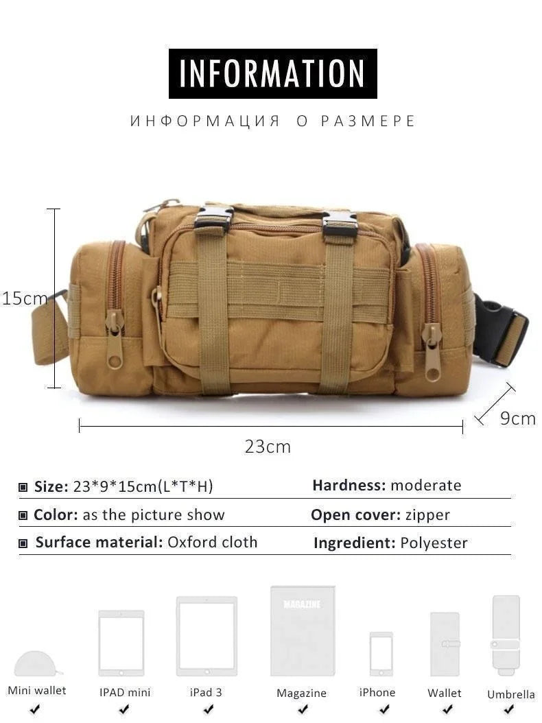 Outdoor Waist Pack for Camping & Hiking | Versatile Travel Pouch